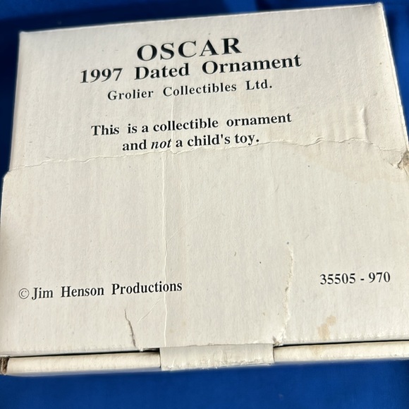 Grolier Sesame Street Oscar the Grouch Dated - Picture 10 of 11